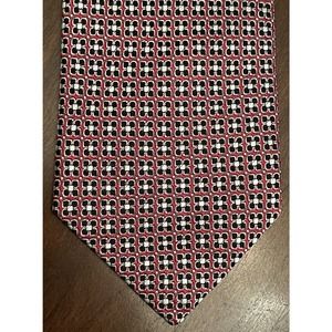 Tiesatya Paul Red Black 100% Silk Men’s Neck Tie Made In India